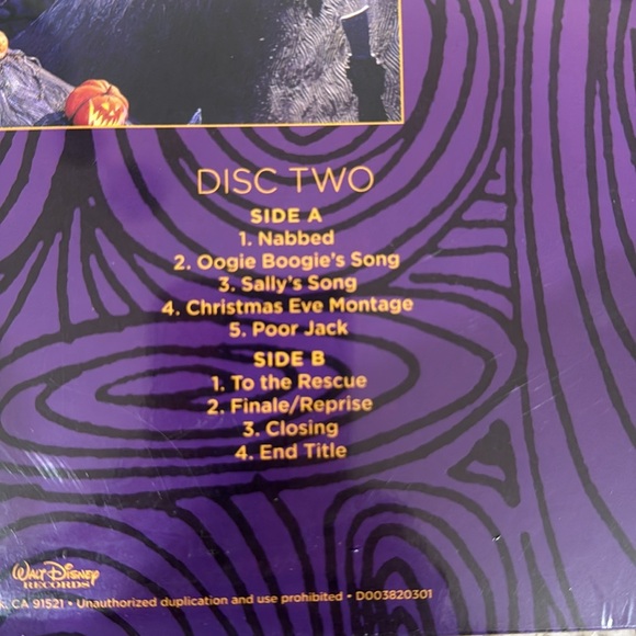 NEW and Sealed - Disneys Nightmare Before Christmas Record Album LP - Picture 9 of 9